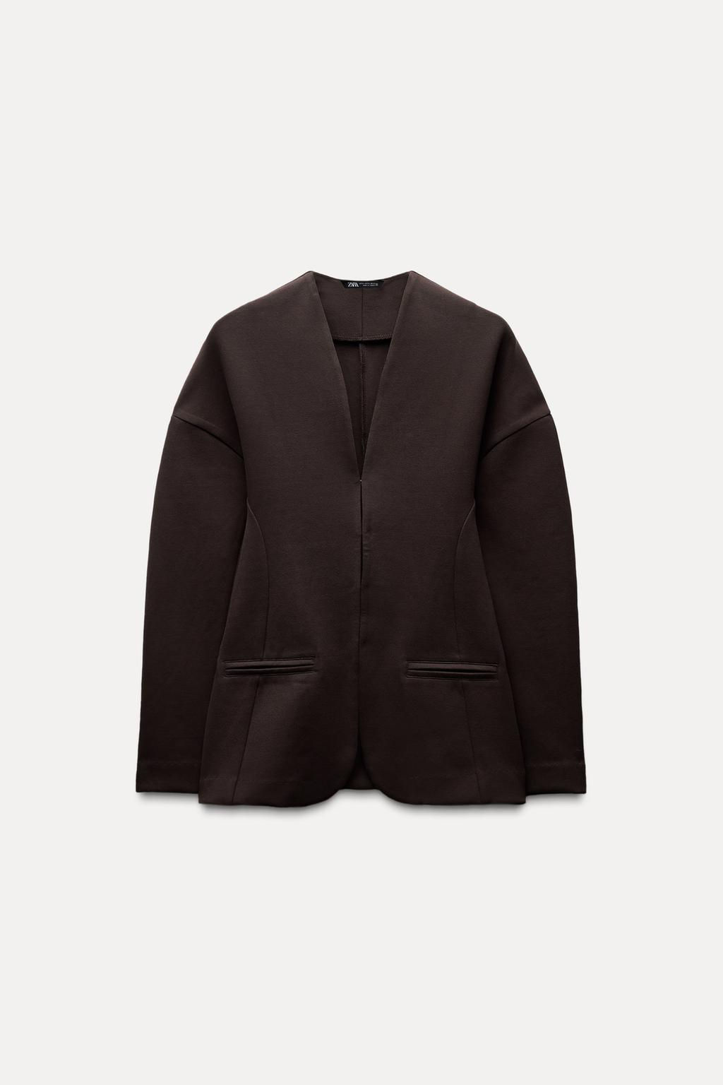 FITTED INTERLOCK BLAZER - Zara фото 5