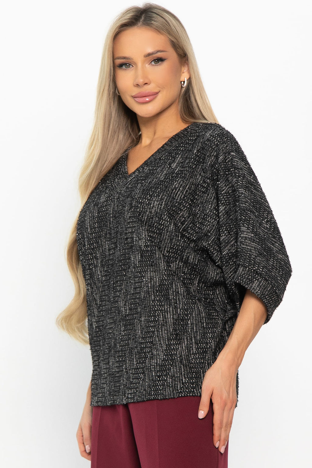 Джемпер трикотажный Джорджина (черный) Б14907-12М - Lt collection фото 5