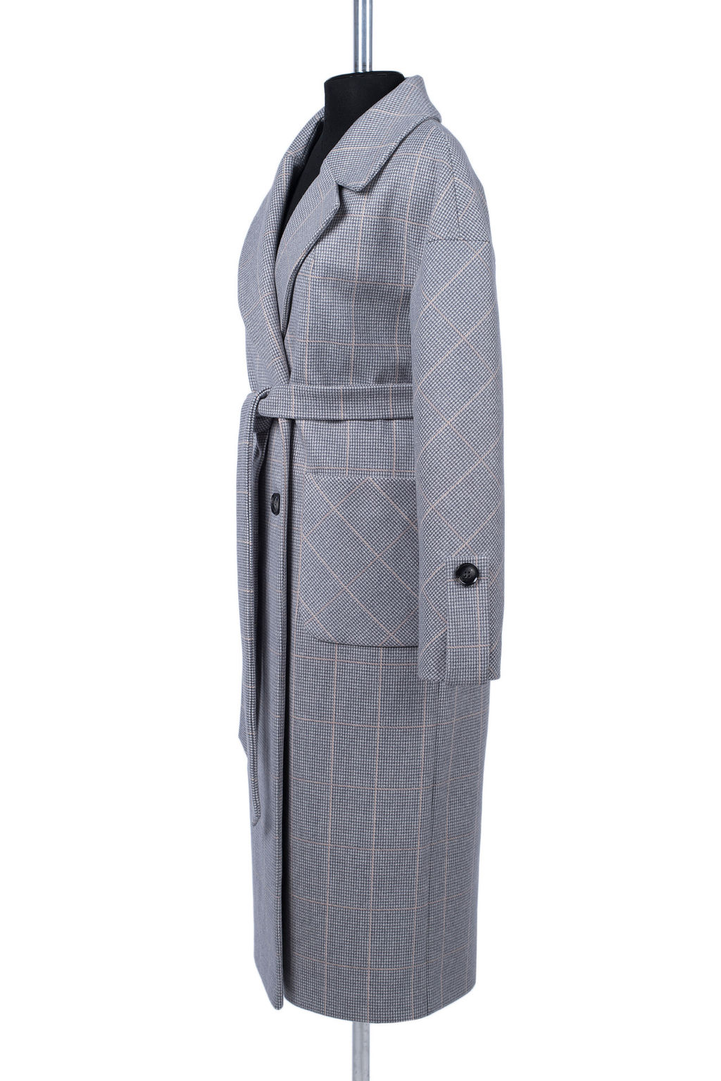 01-12275 Пальто женское демисезонное (пояс)