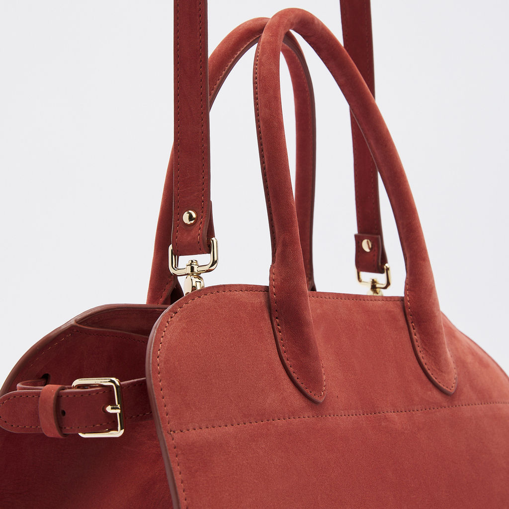 Женский тоут CALZETTI ASHLEY Артикул 4249644, кирпичный  фото 4