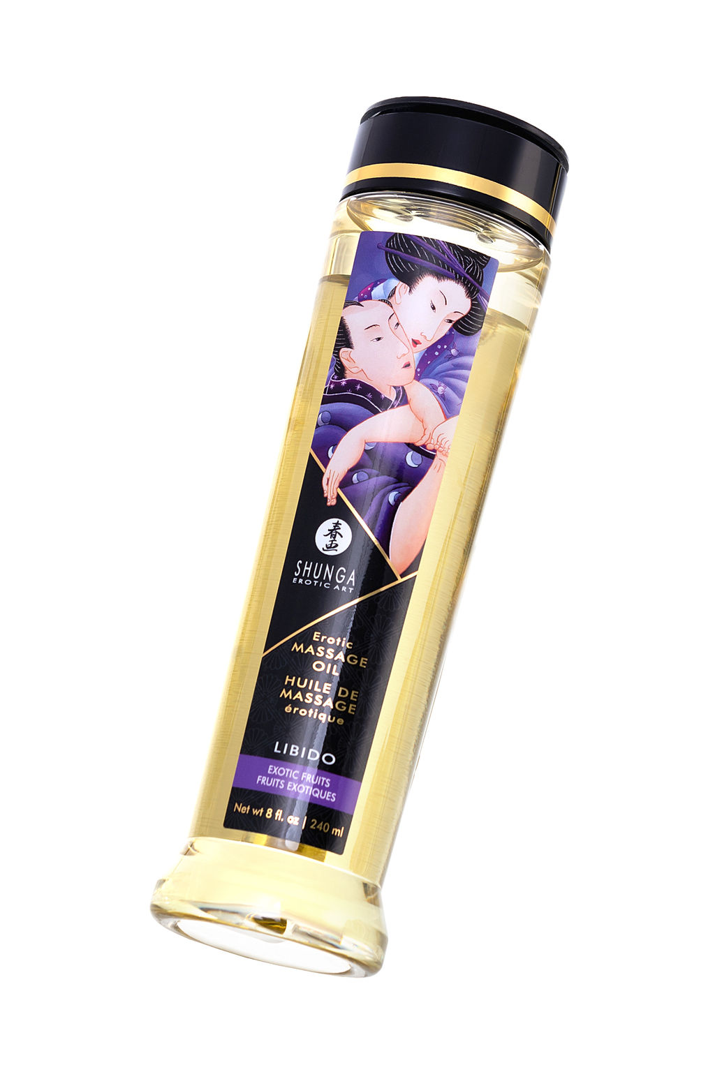 Масло массажное для тела Shunga Чувство. Лаванда (Sensation. Lavender), 240 мл.