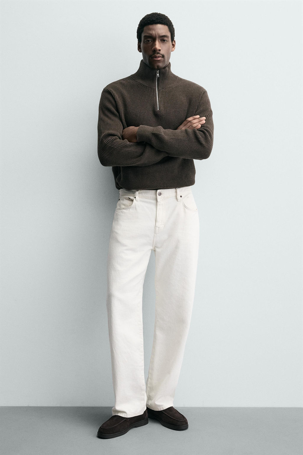 CASUAL LEATHER LOAFERS - Zara фото 3