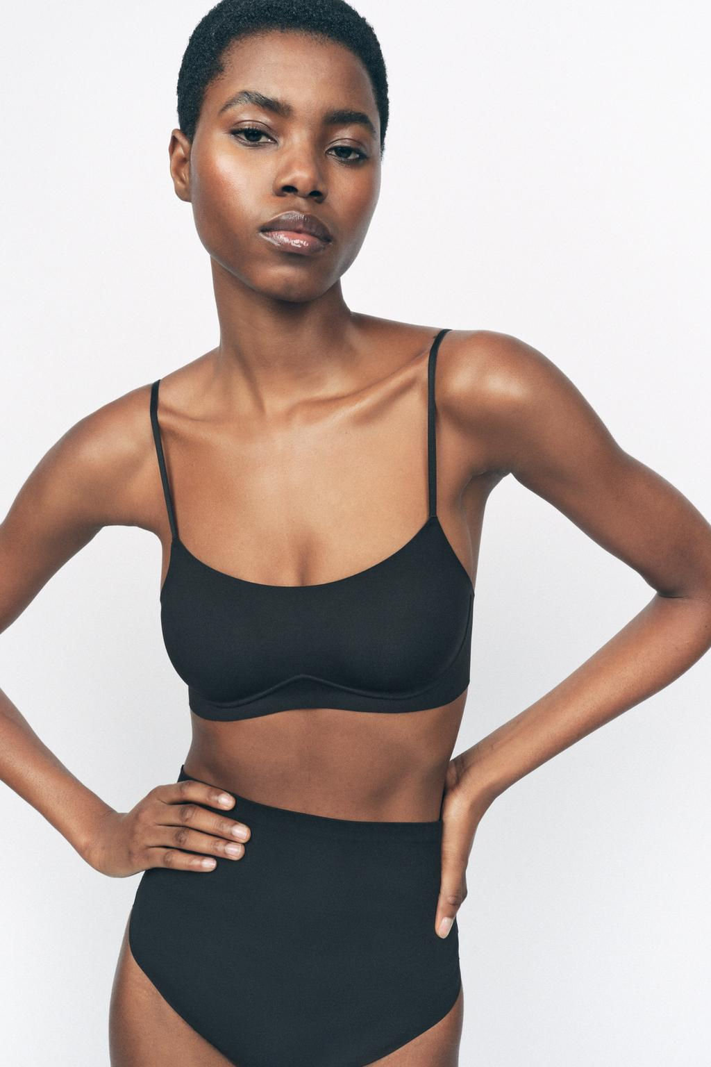 POLYAMIDE STRAP BRA - Zara фото 7