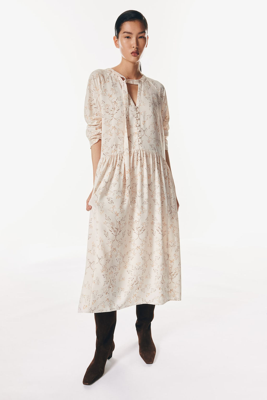 Vestido con lazada - H&m фото 2