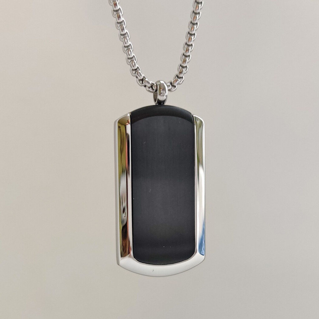 Кулон из стали на цепочке