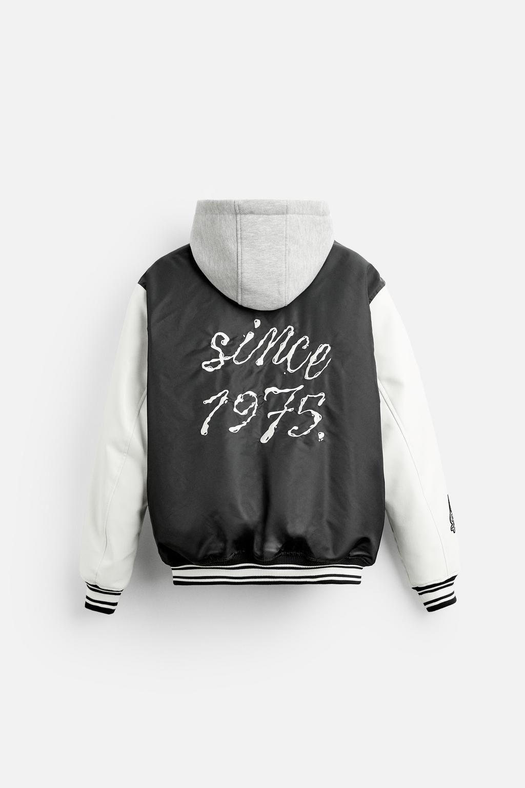 HOODED JACKET WITH PATCHES - Zara фото 8