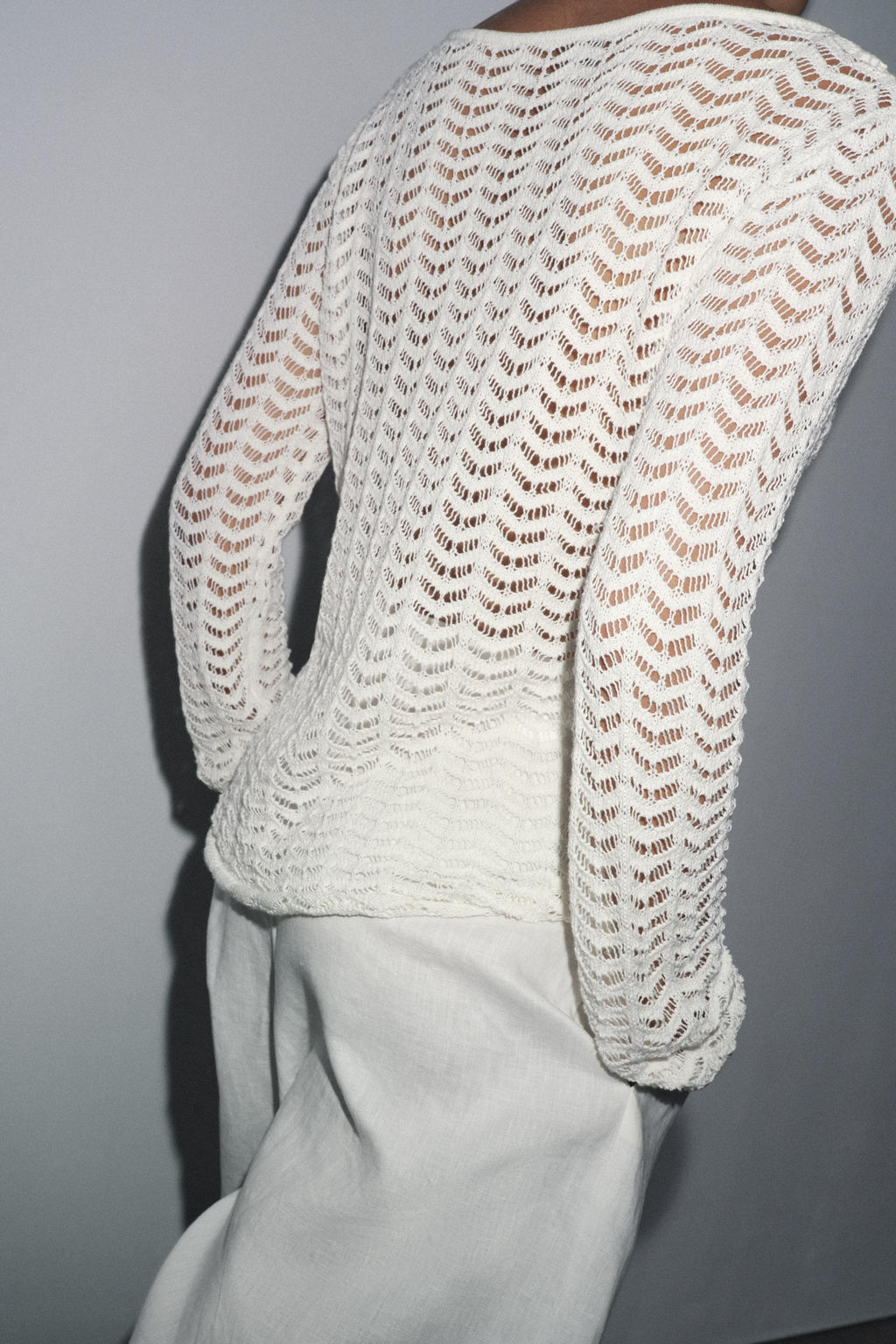 TEXTURED KNIT SWEATER - Zara фото 2