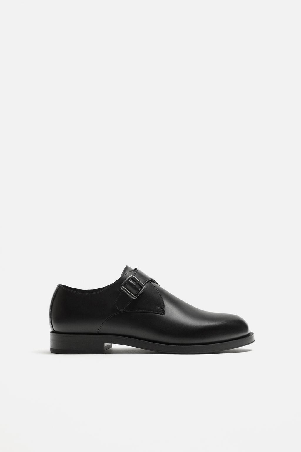 LEATHER BUCKLE SHOE - Zara фото 8
