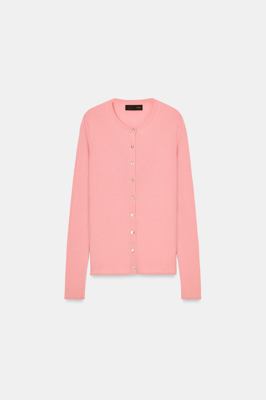 100% WOOL RIBBED CARDIGAN - Zara фото 6
