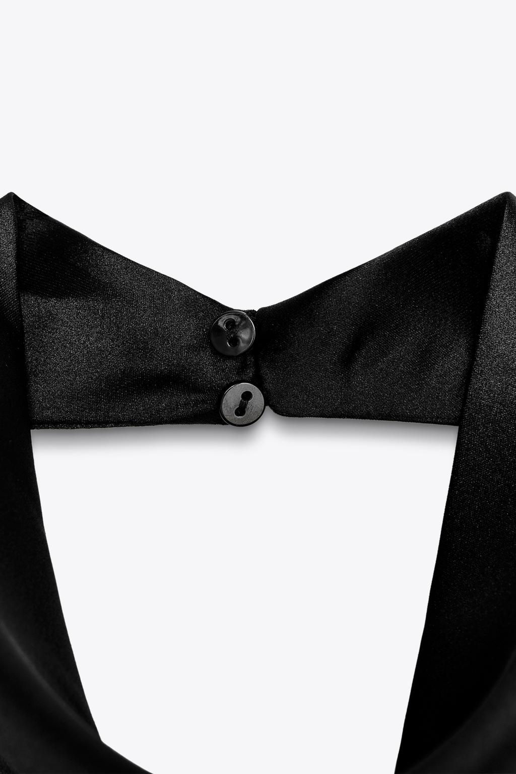 SATIN HALTER TOP - Zara фото 33