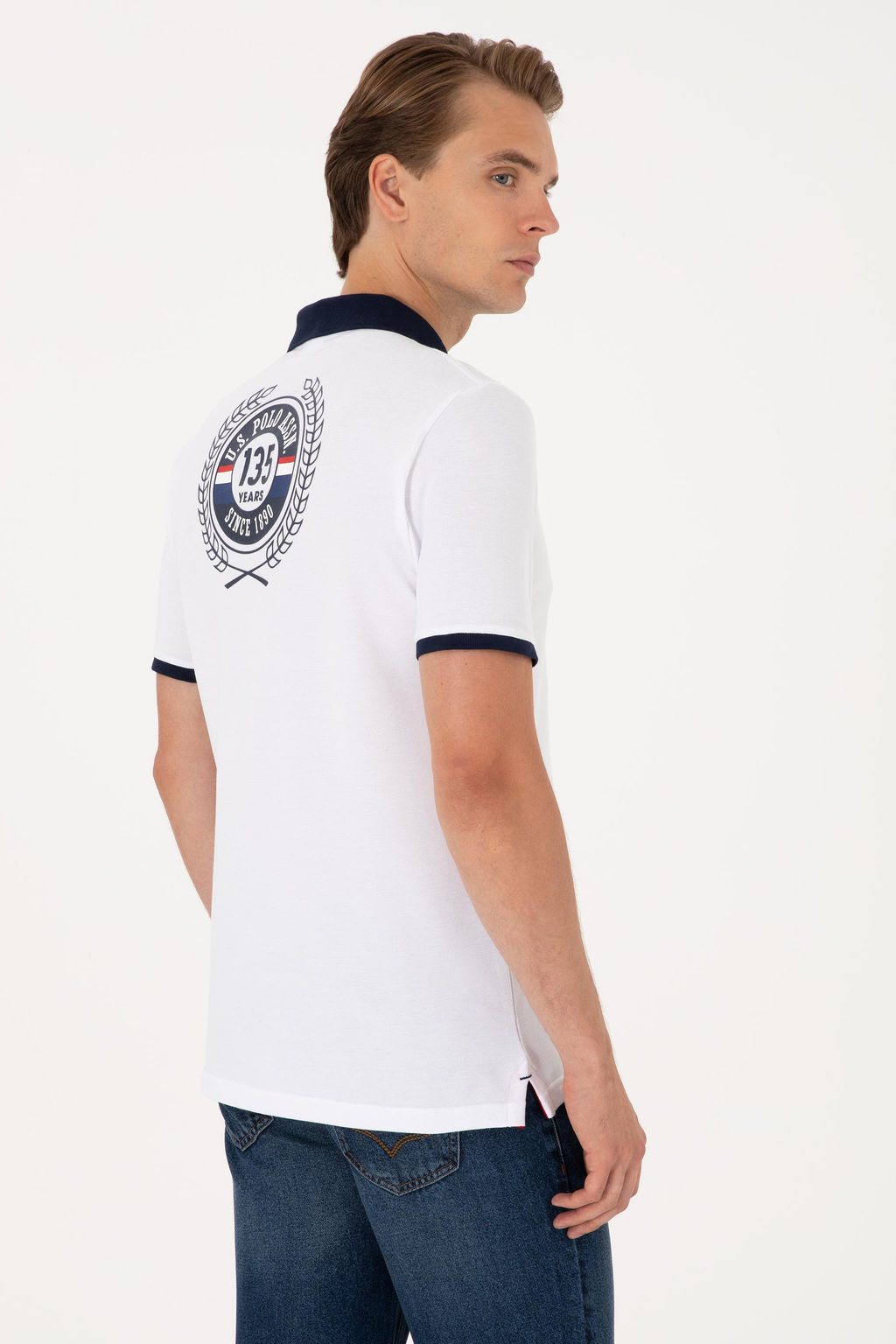 Erkek Beyaz Ti__rt - U.s. polo assn фото 5