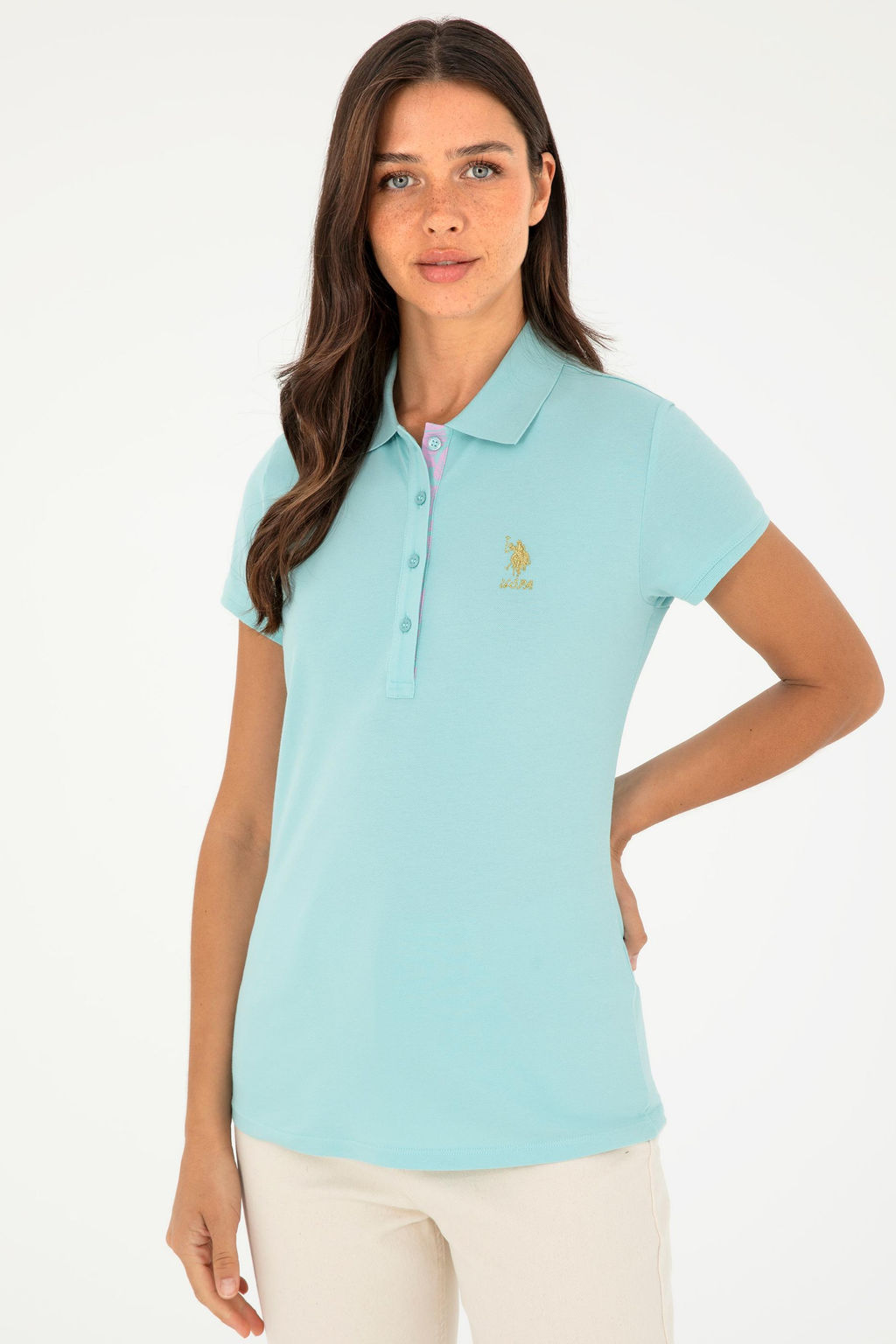Kad_n Su Ye_ili Basic Ti__rt - U.s. polo assn фото 3