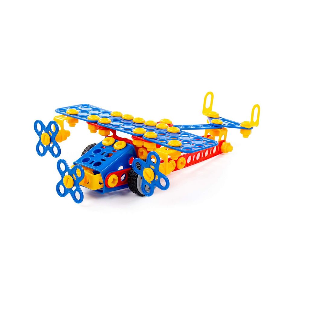 Конструктор Изобретатель - Самолёт №2 (144 элемента) (в пакете) - Полесье фото 3