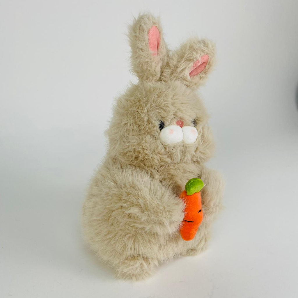 Мягкая игрушка Зайка с морковкой 25 см (арт. 3847/25) - Storyland фото 4