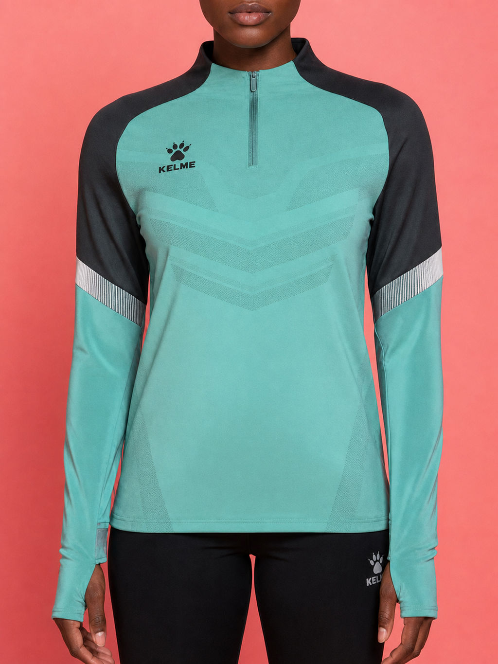 Олимпийка KELME Knitted Training Pullover Teal