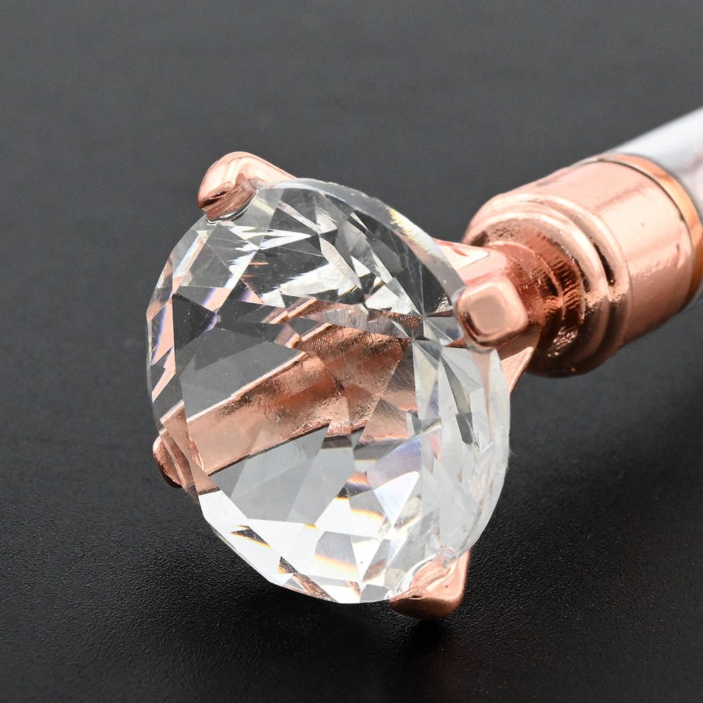 Ручка шариковая Кристалл с аметрином Радуга камня