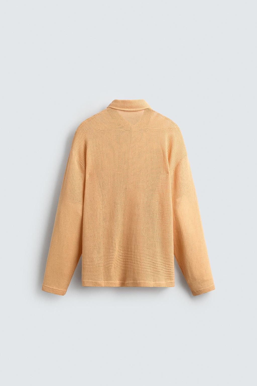 OPEN WEAVE SHIRT - Zara фото 11