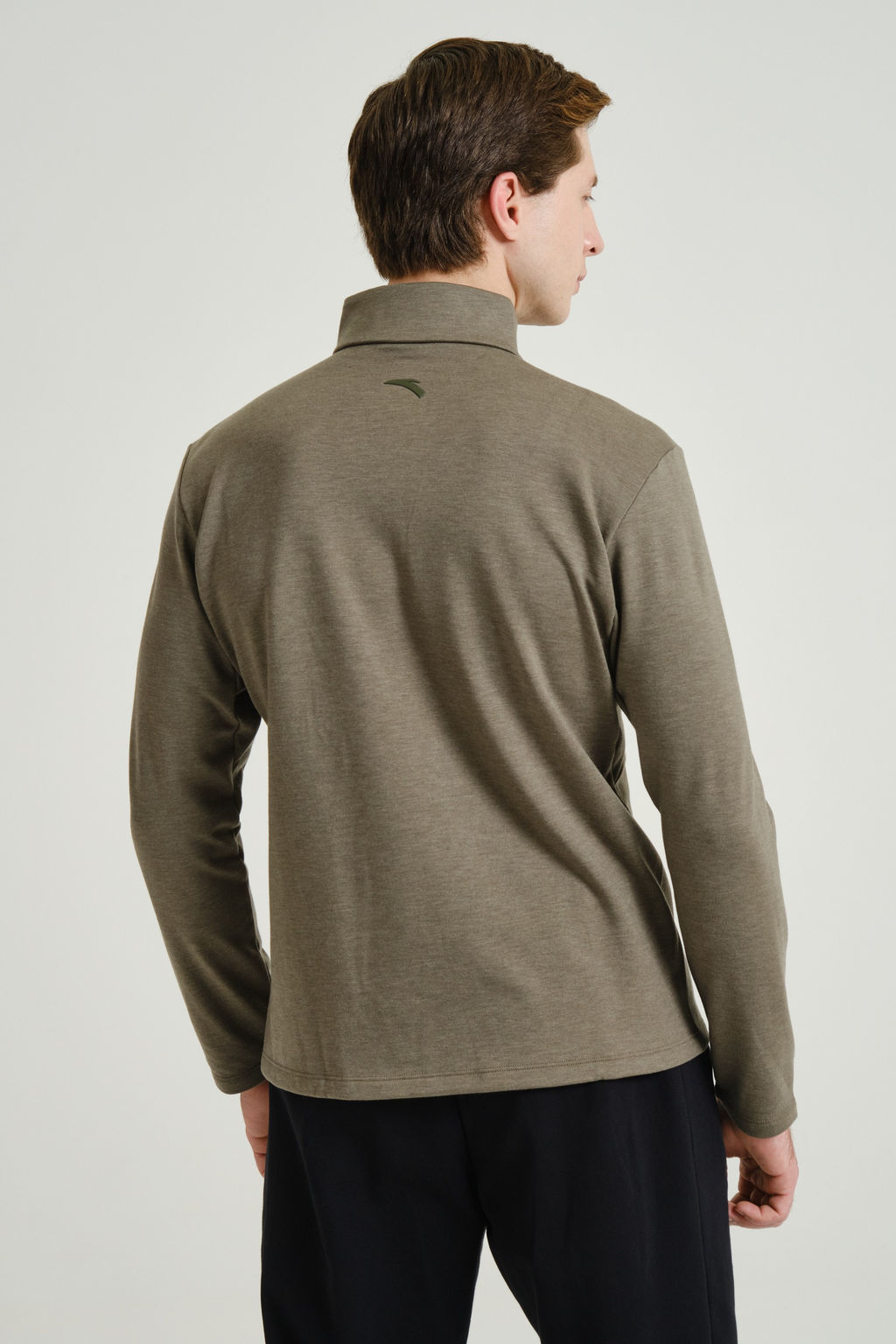 Лонгслив утепленный Зеленый