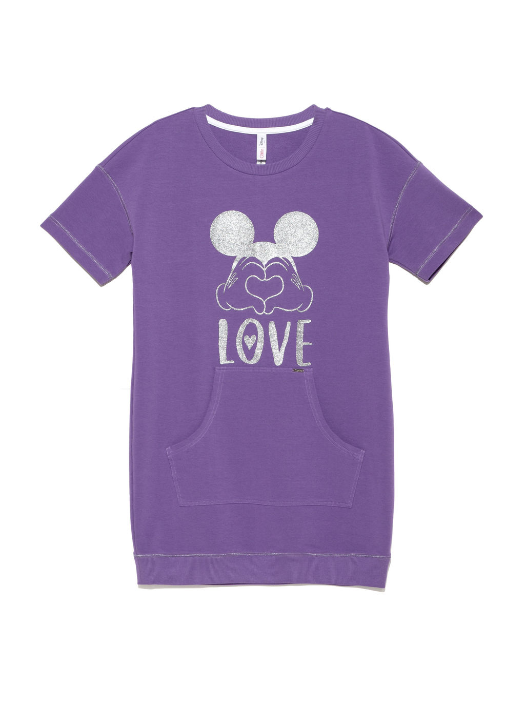 CONTE Хлопковая туника с мерцающим надписью Disney DTH 953 royal violet - Conte elegant фото 3