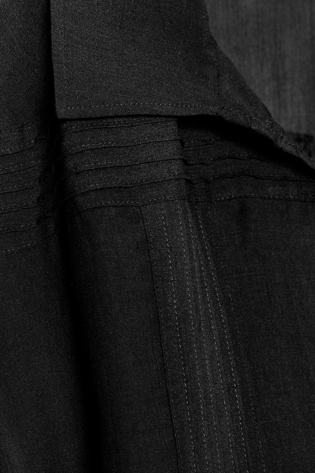 RAMIE BLEND SHIRT WITH PINTUCKS ZW COLLECTION - Zara фото 8