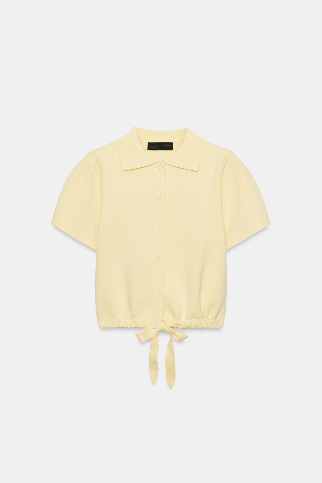 CARDIGAN WITH TIE - Zara фото 8