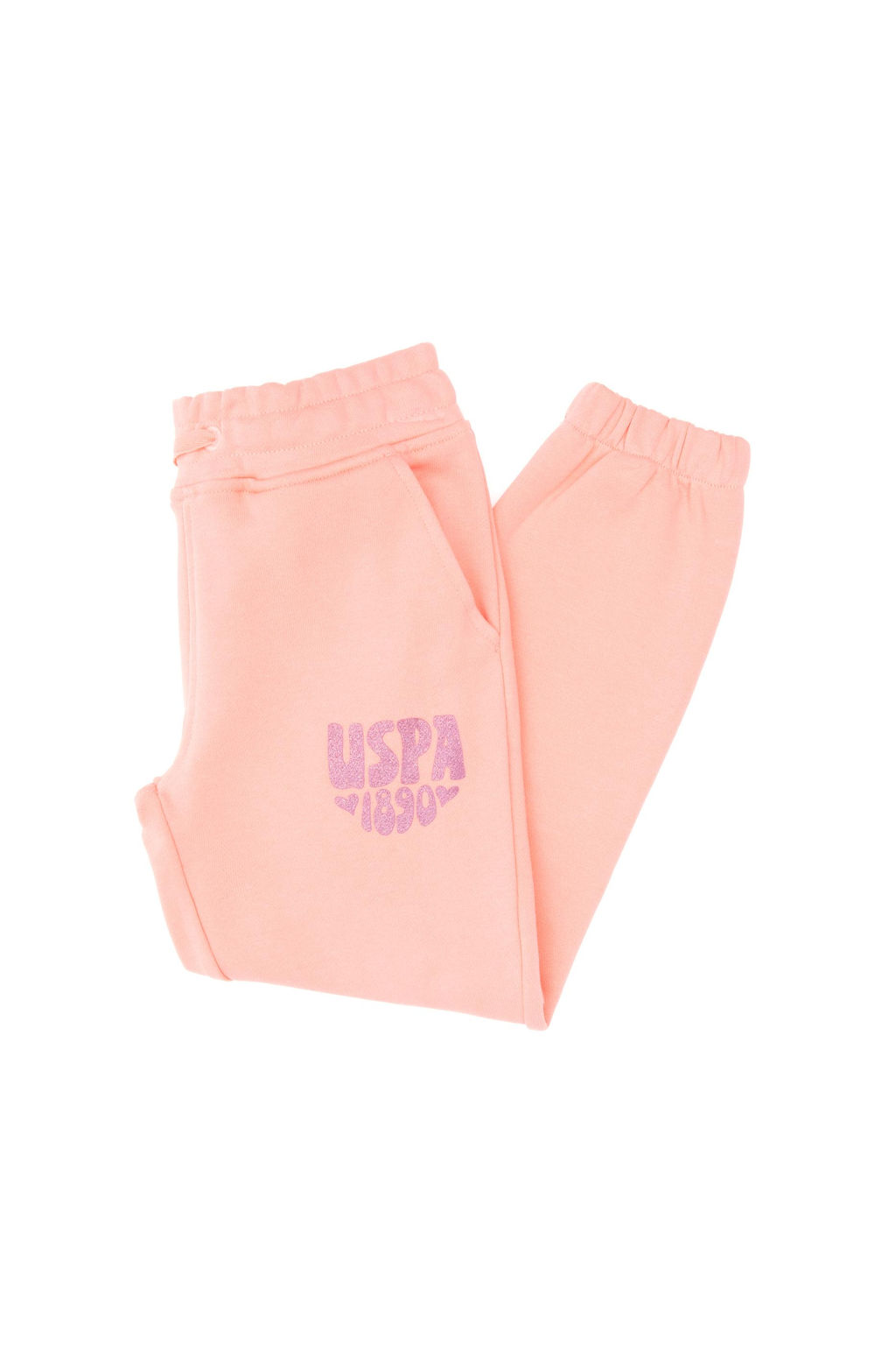 K_z _ocuk Neon Pembe Simli Bask_ Detayl_ Jogger E_ofman Alt_ Sepette S_rpriz _ndirim