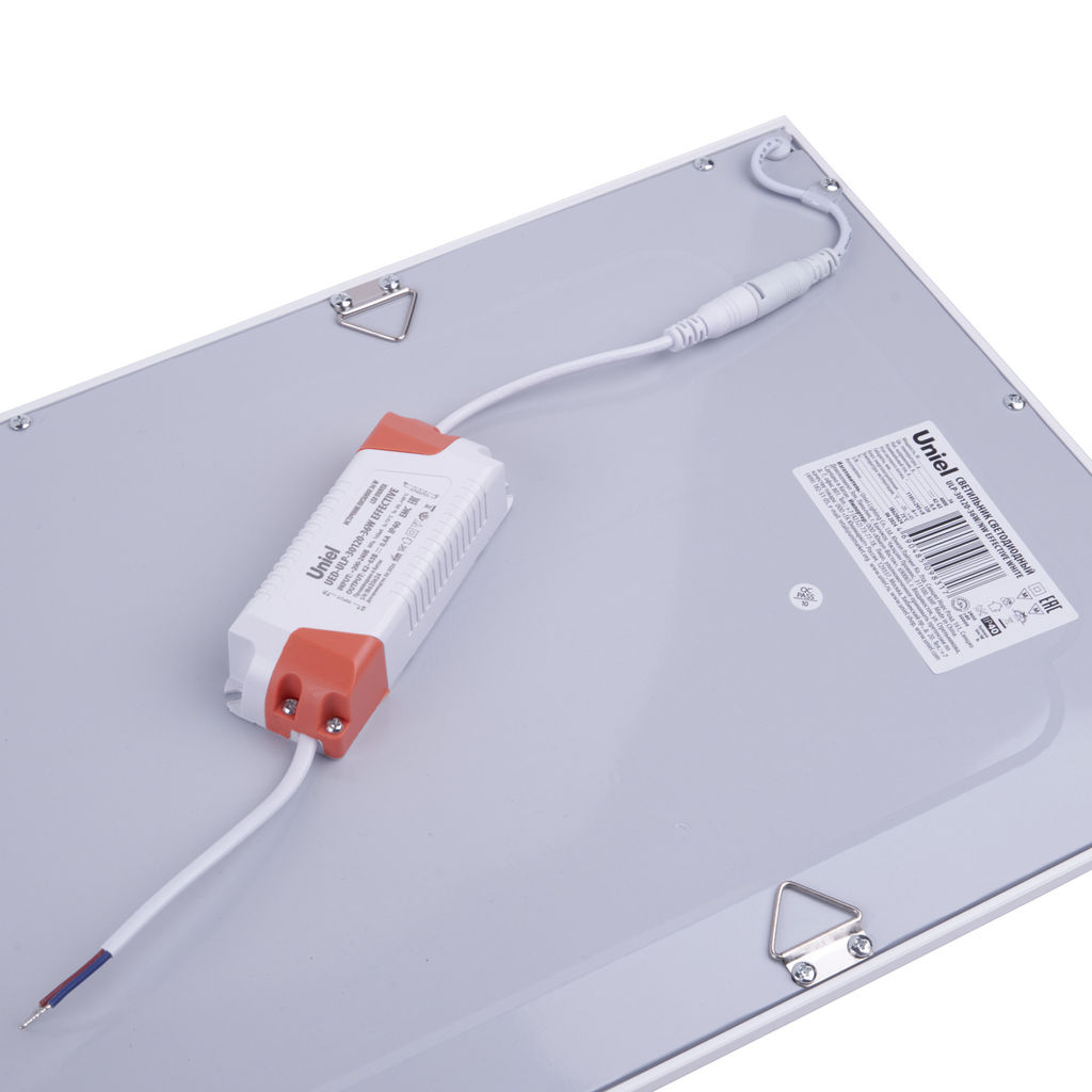 ULP-30120-36W/NW EFFECTIVE WHITE Светильник светодиодный потолочный встраиваемый. Белый свет (4000K). Корпус белый. В комплекте с и/п. ТМ Uniel.