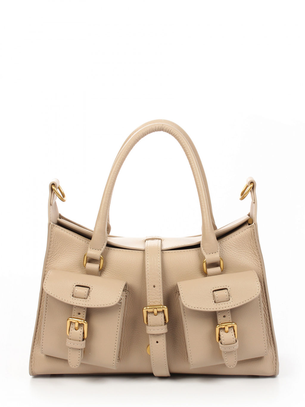 LACCOMA сумка АМ2276-бежевый натуральная кожа