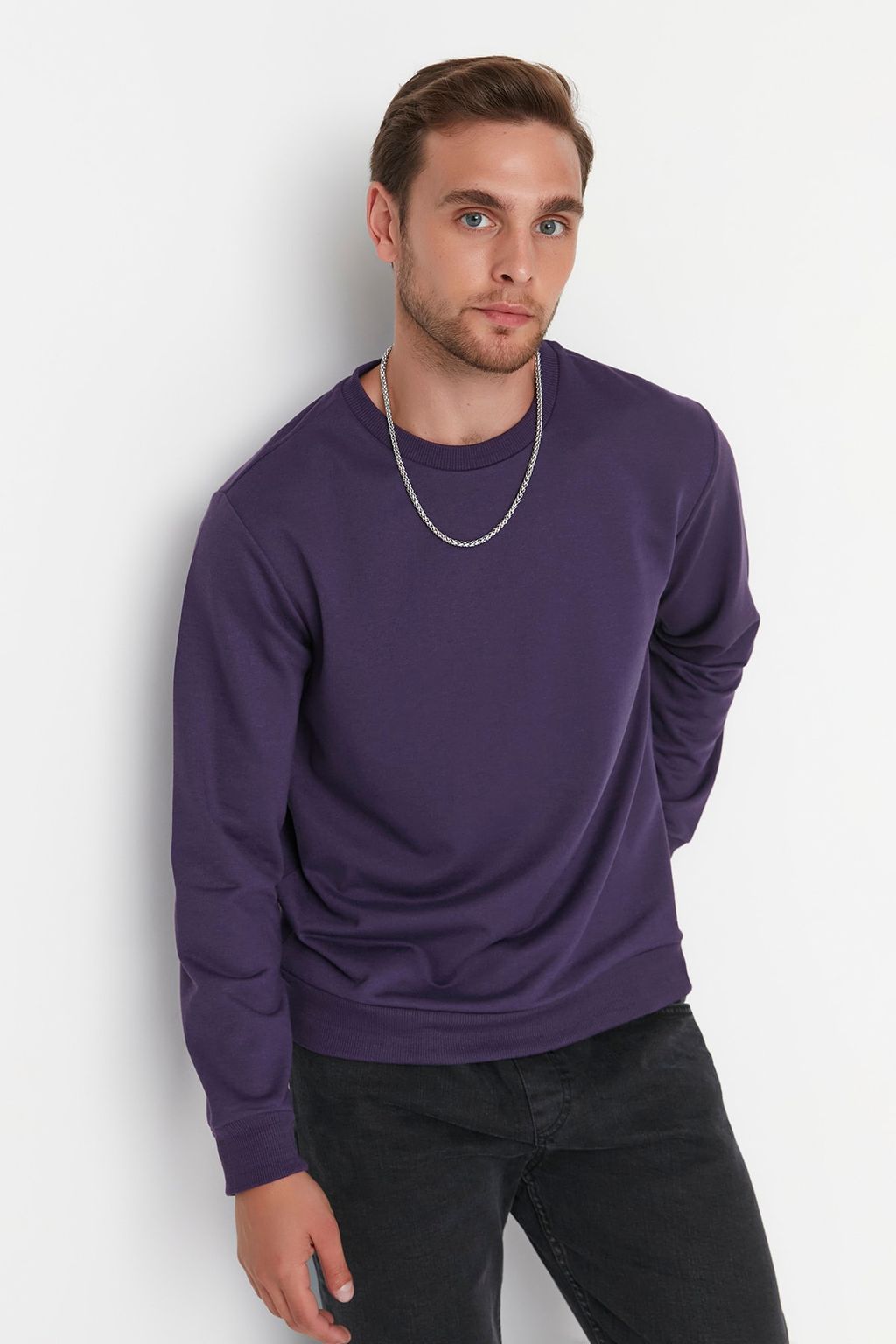 TRENDYOL MAN Haki Regular/Normal Kesim Uzun Kollu Sweatshirt TMNAW20SW0164 - Trendyolmilla фото 17