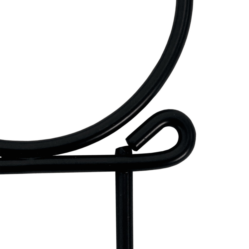 Вешалка настенная металл. "Кружева 3" 20см (3 рожка, черная)