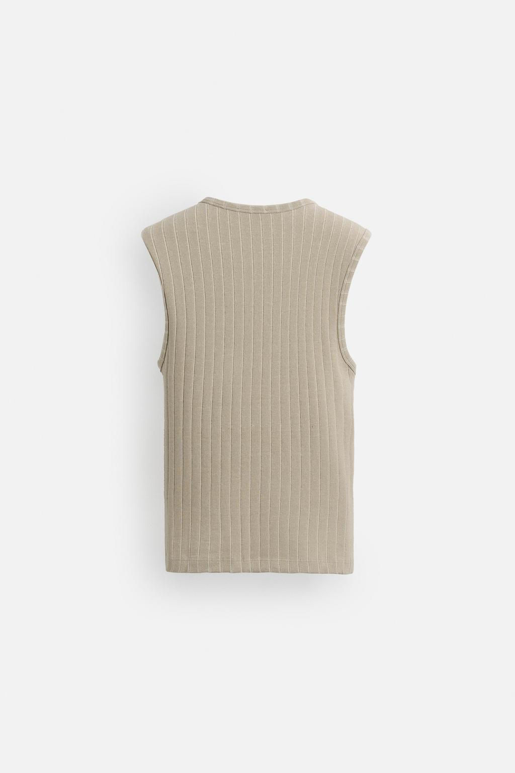 RIBBED TANK TOP - Zara фото 8