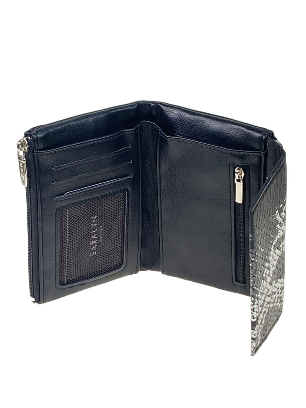 Женский кошелек с фермуаром из натуральной кожи, мультицвет - Greta фото 42