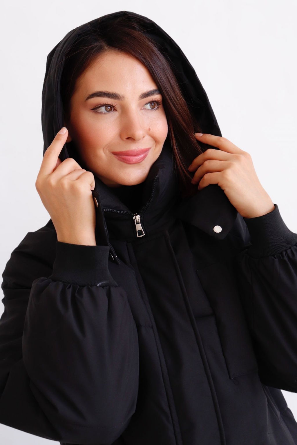 Martichelli Пуховик зимний чёрный  фото 4