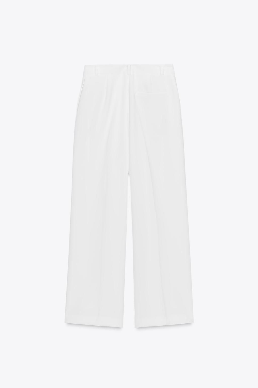 WIDE-LEG TROUSERS WITH DARTS - Zara фото 8
