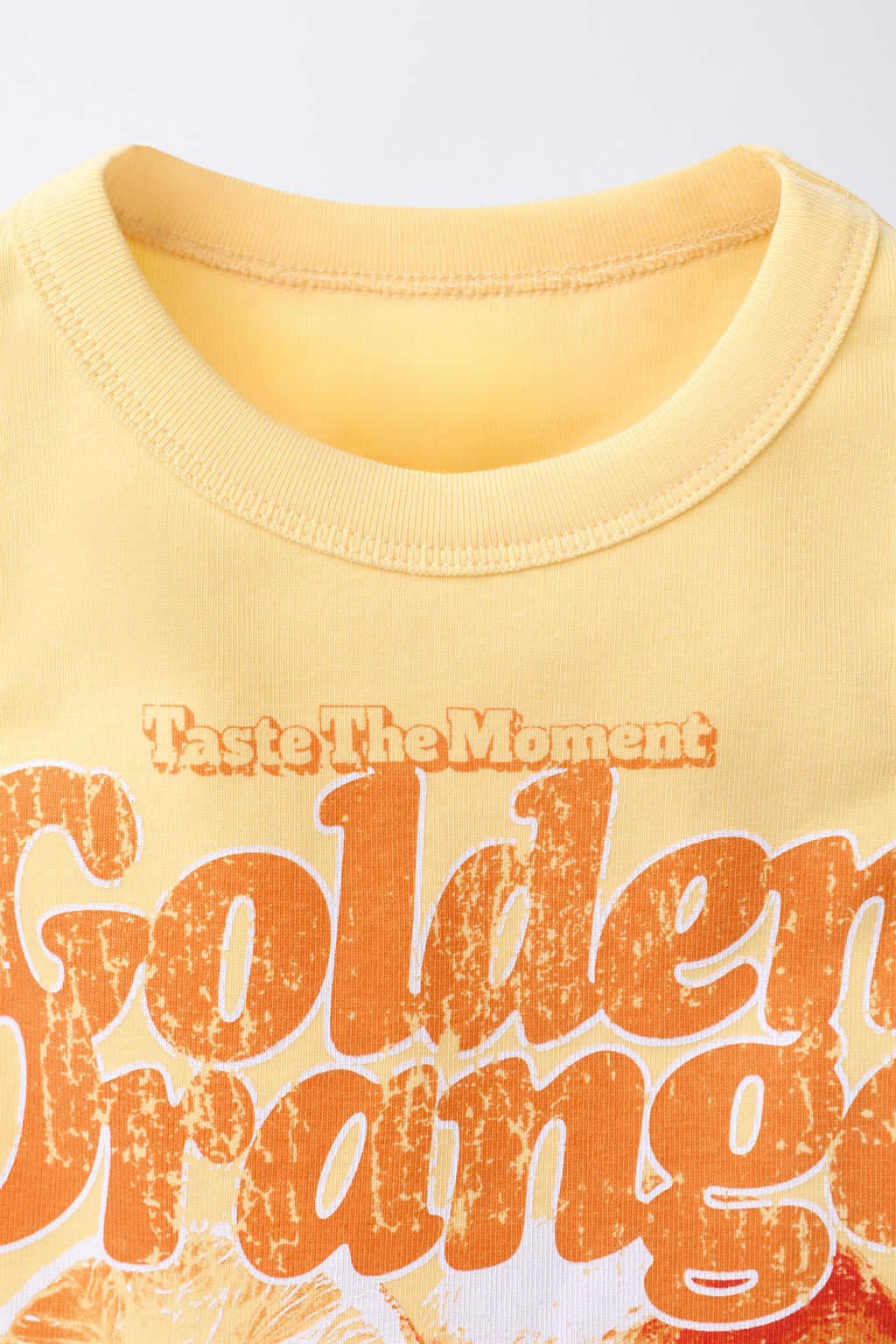 TOP RIB ESTAMPADO FRUTAS / Naranja - Zara фото 6