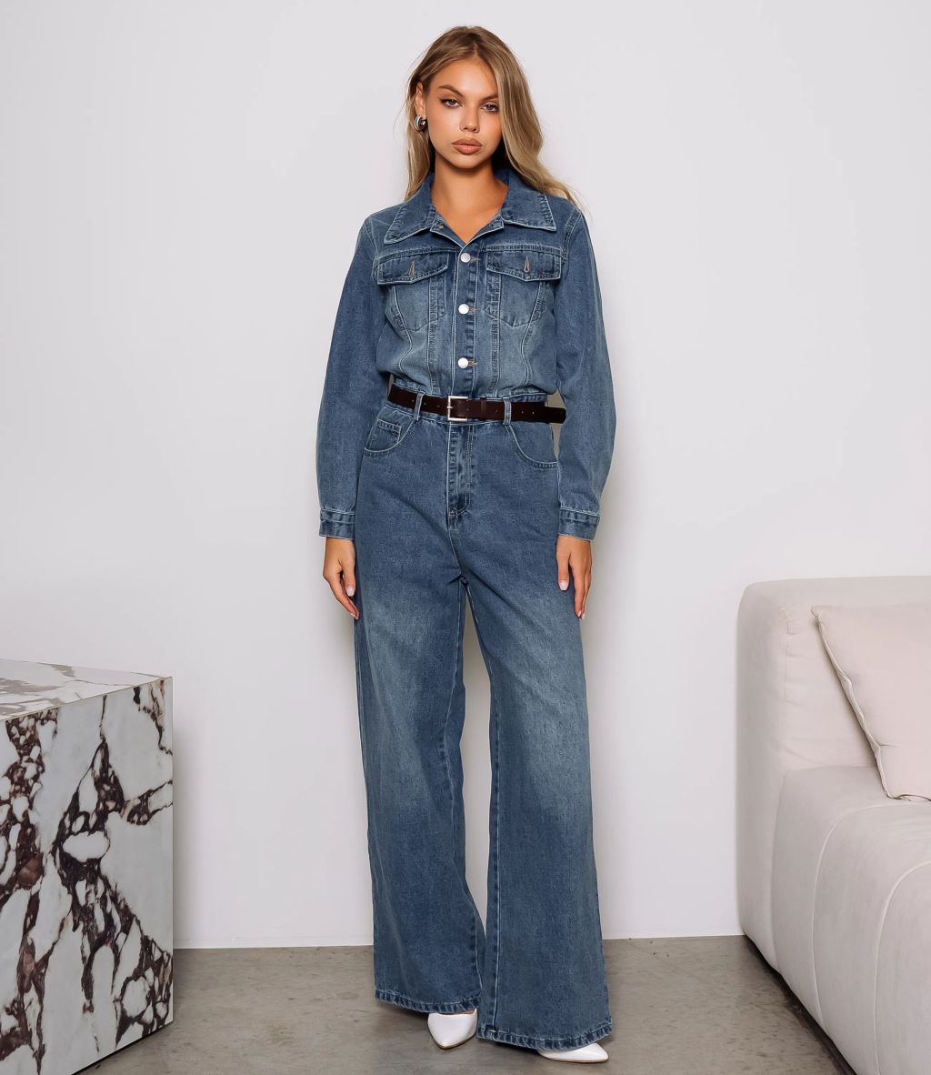 Комбинезон #КТ5209 (1), синий