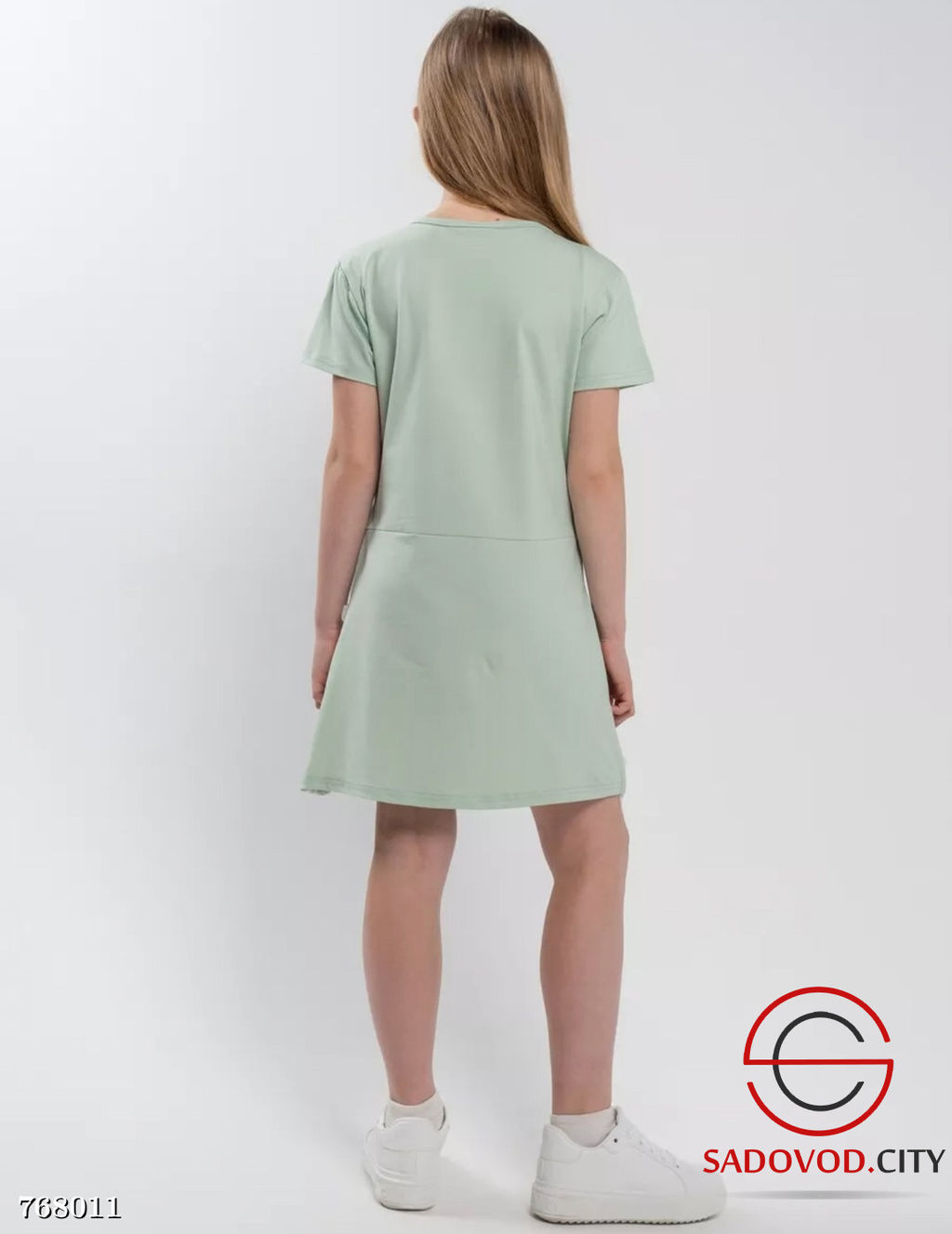 Детское летнее платье с принтом