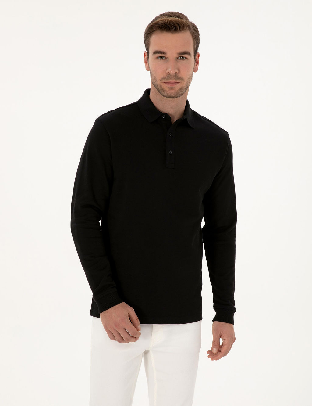 Siyah Regular Fit Sweatshirt