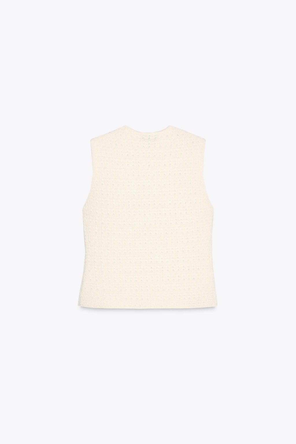 TEXTURED KNIT WAISTCOAT - Zara фото 16