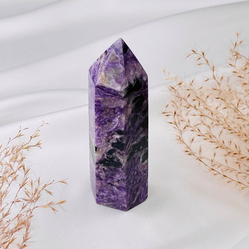 Кристалл из Чароита - Радуга самоцветов фото 3