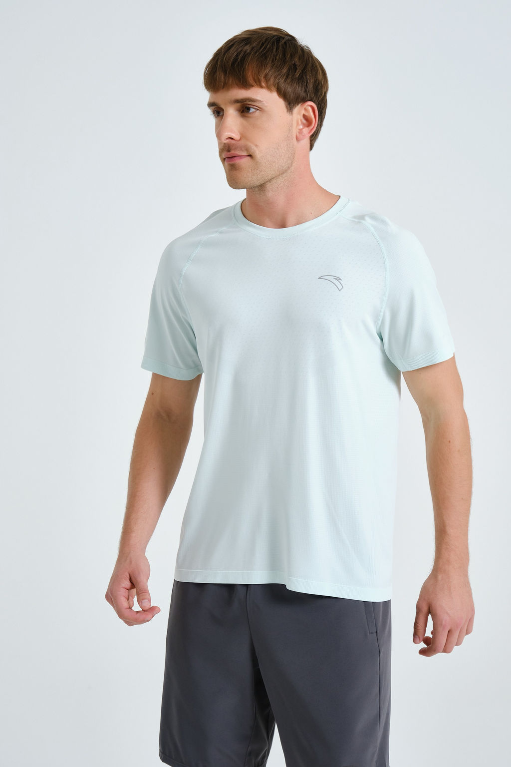 Футболка Голубой ADVANCED RUNNING SS Tee