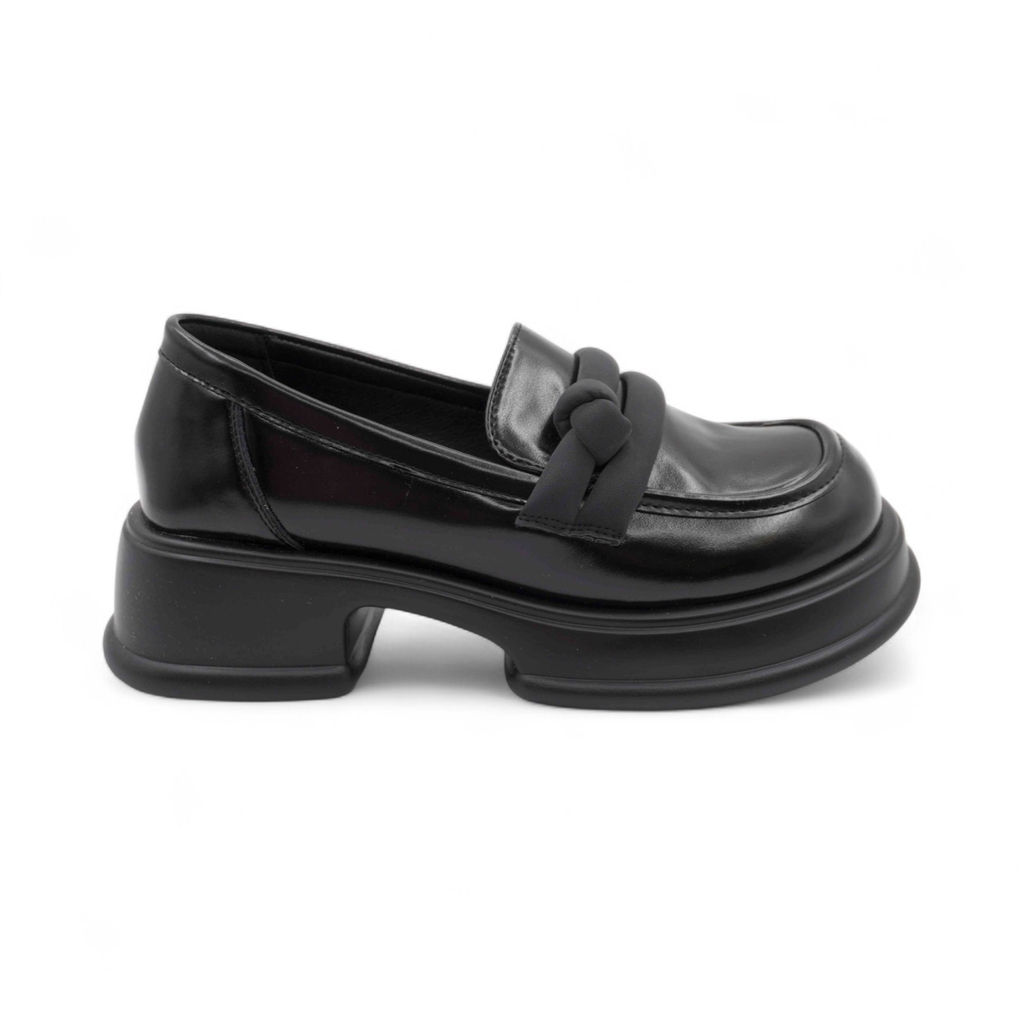 Лоферы женские YS2222-1 черные - Sport фото 2