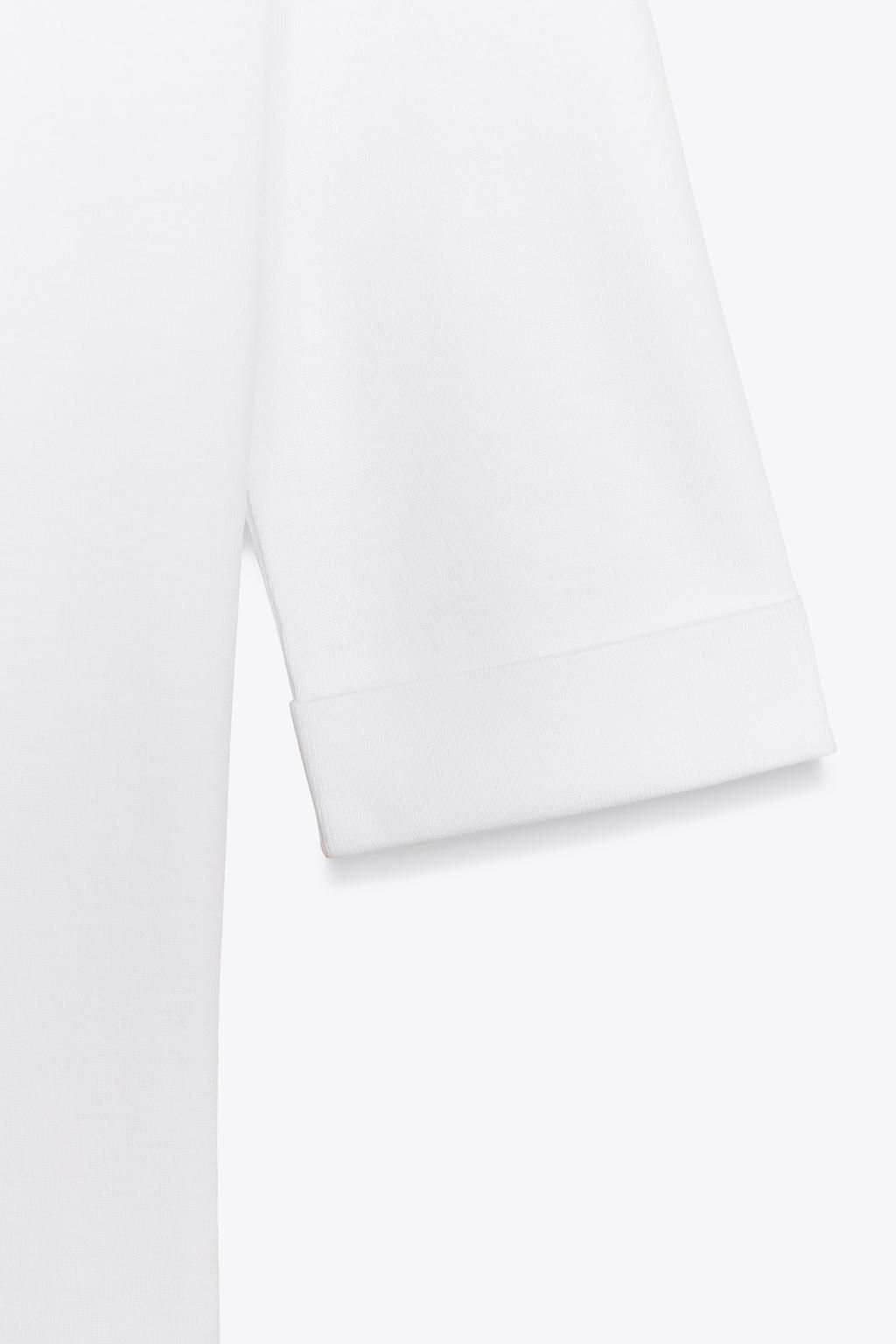 FADED COTTON T-SHIRT - Zara фото 25