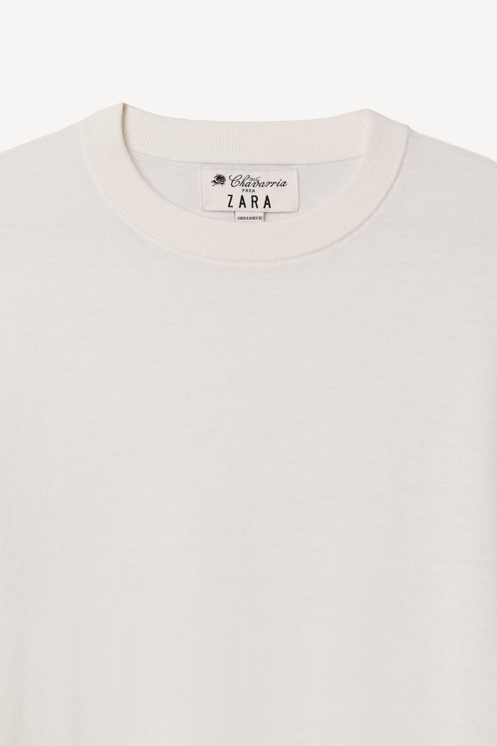 JERSEY LIGERO MEZCLA LANA  WILLY CHAVARRIA X ZARA / Crudo  фото 5