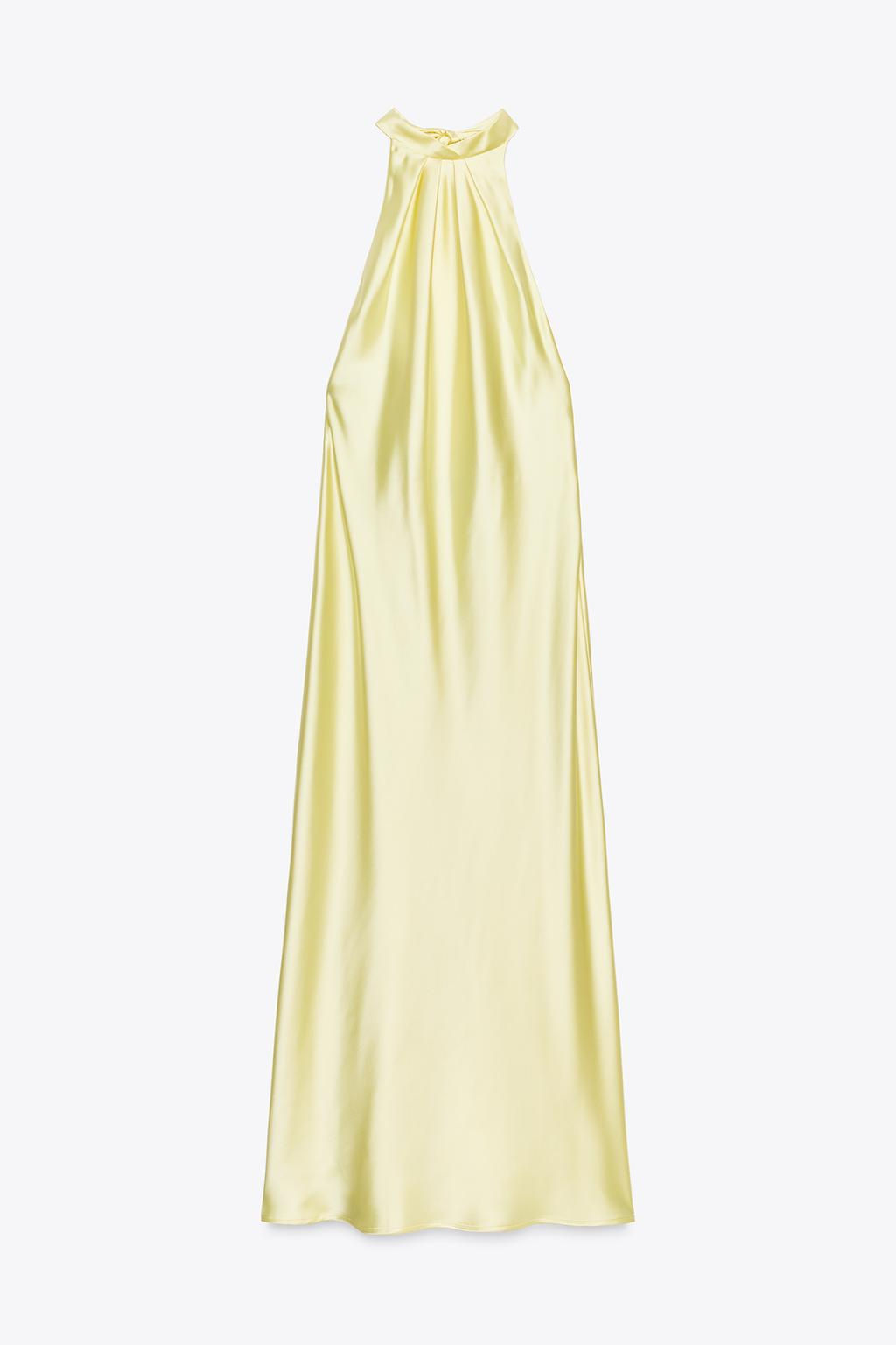 HALTER MIDI DRESS - Zara фото 39
