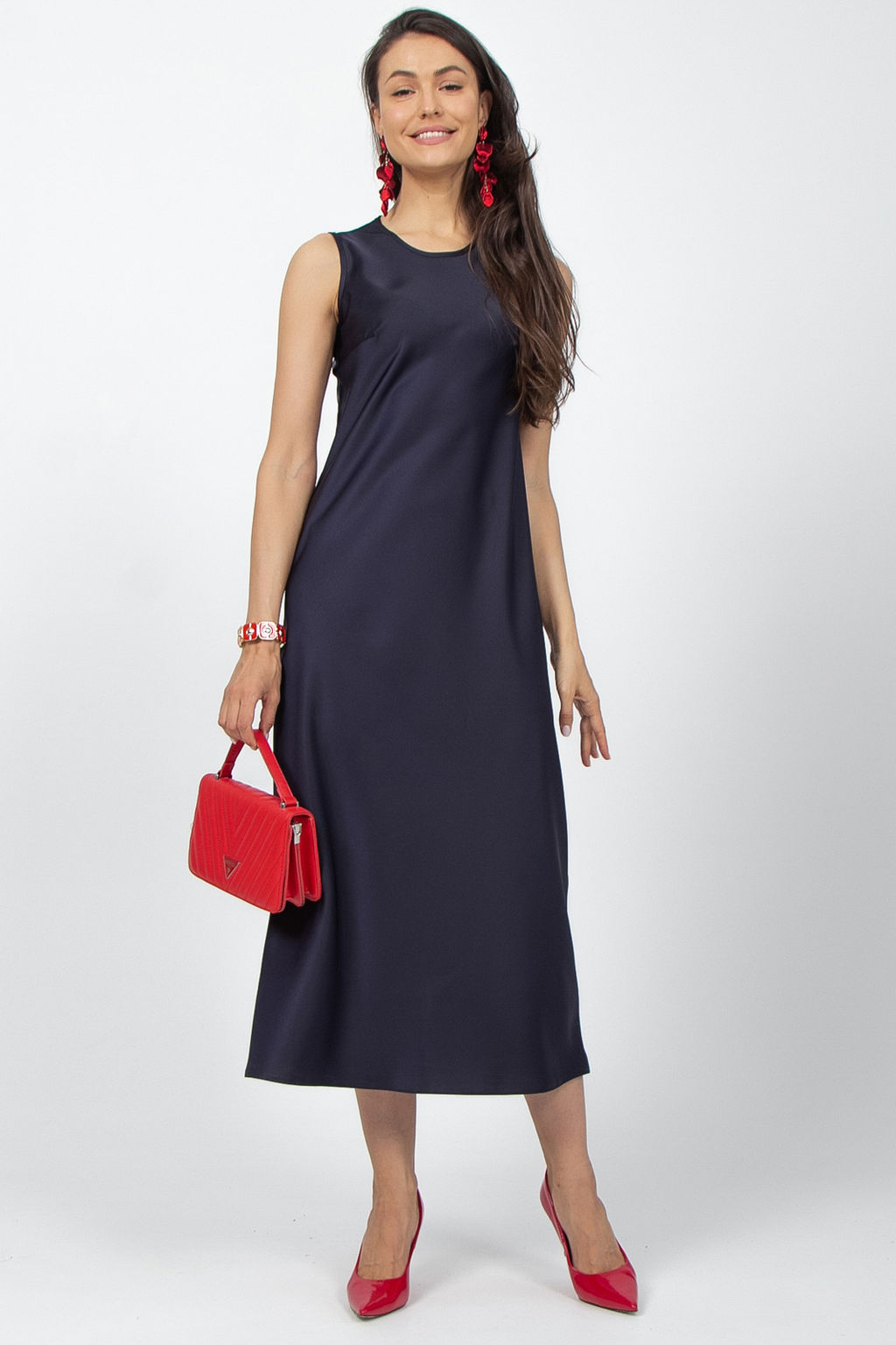 Платье Покорять мир (черника)