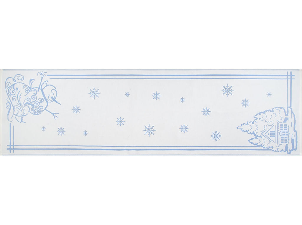 Полотенце 5с22.312ж1 Снеговик и домик1(ДТЭ регата) 50х180 см