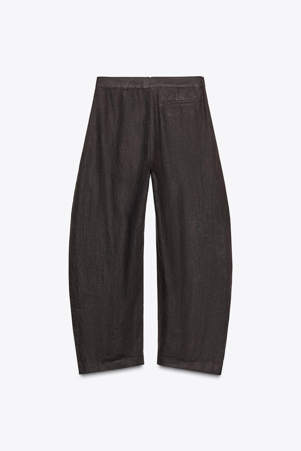 ZW COLLECTION 100% LINEN BALLOON TROUSERS - Zara фото 11
