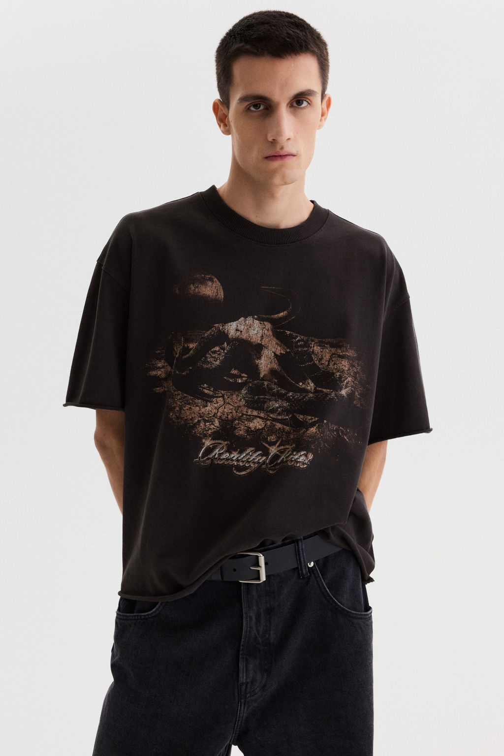 Camiseta boxy Oversized Fit - H&m фото 8