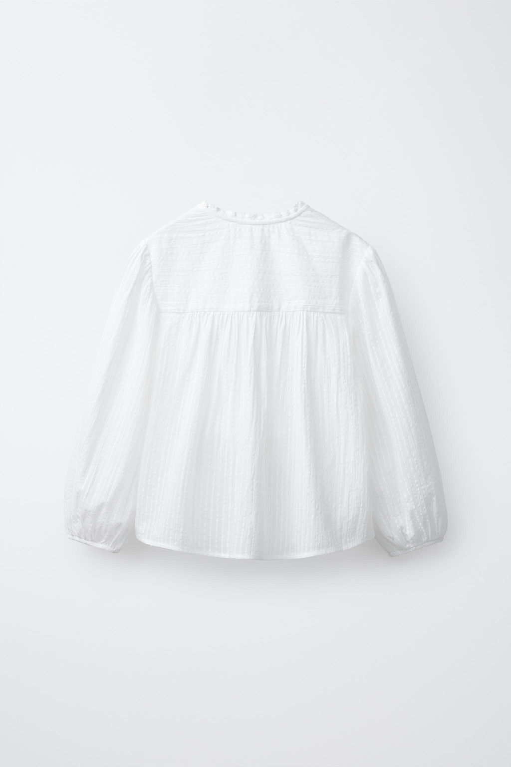 ROMANTIC SHIRT WITH PINTUCKS - Zara фото 2